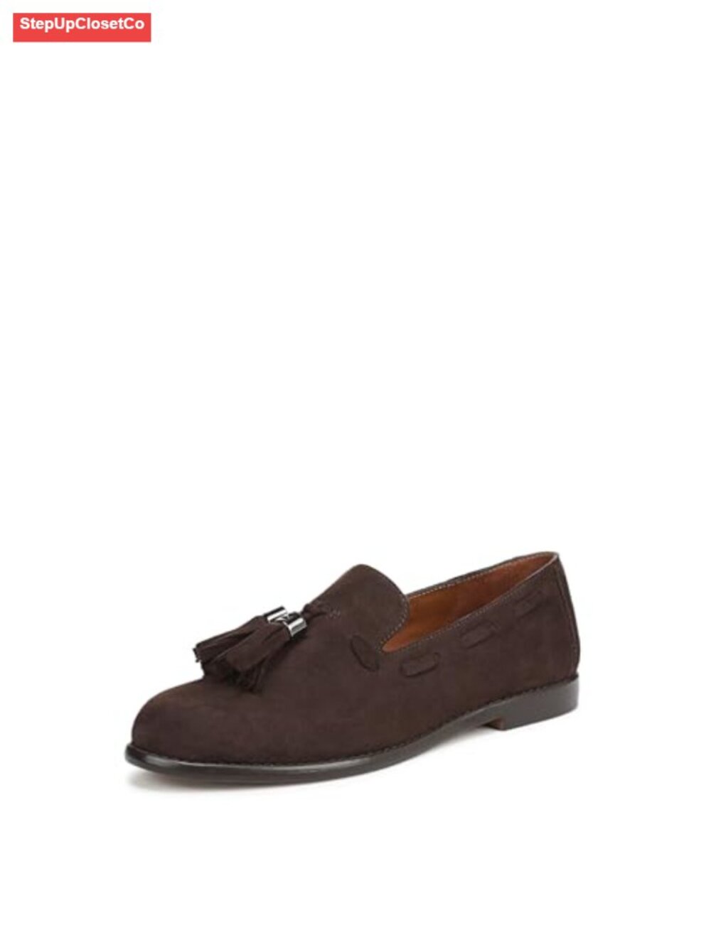 Suede Leather Slip-On Loafer Women's Casual Comfortable Round Toe Flat
